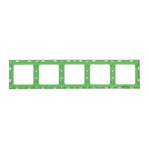 Рамка 5-м Стокгольм бел. с линией цвета зел. EKF EXM-G-306-20