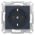 Механизм розетки 1-м СП Sedna 16А IP20 250В с заземл. без защ. шторок графит SchE SDN3000570