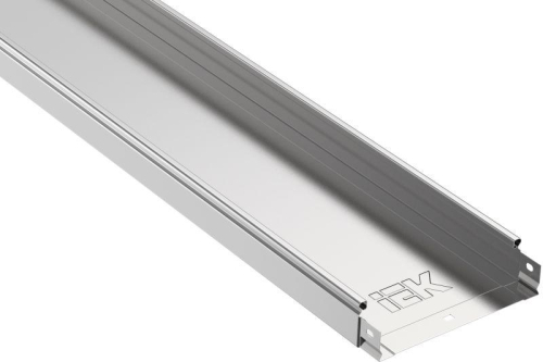 Лоток листовой неперфорированный 300х50 L3000 сталь 1мм IEK CLN10-050-300-100-3