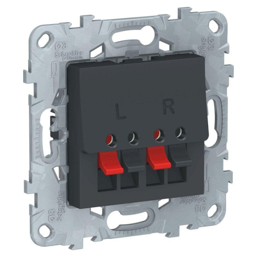 Аудиорозетка UNICA NEW антрацит SchE NU548654