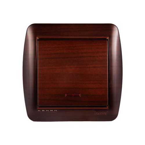 Выключатель 1-кл. ОП Demet 10А IP20 с подсветкой маун LEZARD 711-0400-111