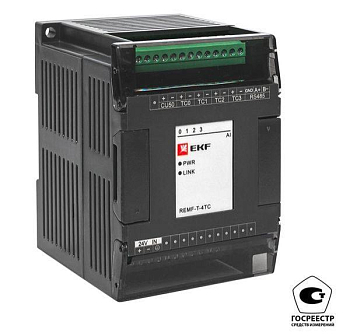 Модуль ввода термопар REMF 4 PRO-Logic (с поверкой) EKF REMF-T-4TC-V