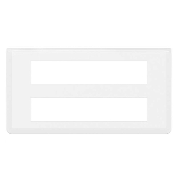 Рамка 2х10мод. Mosaic бел. Leg 078828L