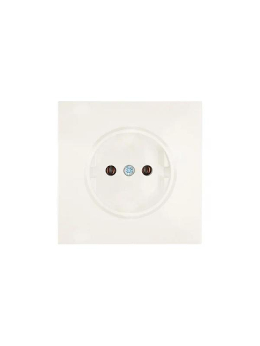 Розетка 1 мест. б/з ПБТ СП ZIMA IP20 16А безвинт. зажим слон. кость LEZARD 704-9088-121BQC