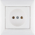 Розетка 1-м СП Valena 16А IP21 без заземл. на винтах механизм бел. Leg 774416