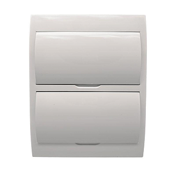 Бокс пластиковый ЩРН-П-24 IP41 бел. (бел. дверца) Rexant 11-0325