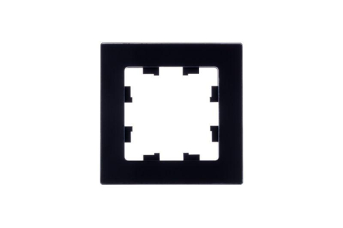 Рамка 1-м AtlasDesign Nature натур. стекло черн. SE ATN361001