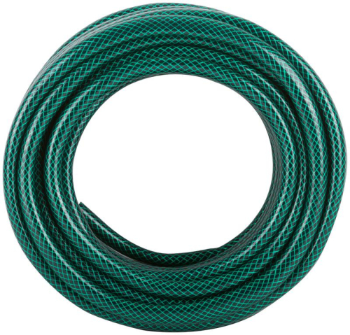 Шланг поливочный трехслойный армированный 1/2дюймх1.8ммх15м зел. КУРС 76304