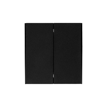 Выключатель для жалюзи 2-кл. СП STRONG MIELE 10А возвратный антрацит Kranz KR-78-0711-5