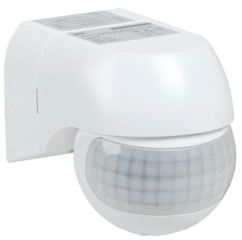 Датчик движения ДД 015 800Вт угол обз. 180град. 12м IP44 бел. IEK LDD10-015-800-001