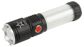 Фонарь светодиодный АРМИЯ РОССИИ MA-703 "Тайфун" ручной аккумуляторный 10Вт 6 режимов Li аккумулятор магнит крючок ЭРА Б0052320