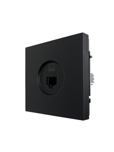 Розетка компьютерная 1-м СП ZIMA IP20 механизм черн. бархат LEZARD 704-4288-139