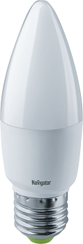 Лампа светодиодная 61 328 NLL-C37-8.5-230-4K-E27-FR 8.5Вт свеча матовая 4000К нейтр. бел. E27 680лм 176-264В NAVIGATOR 61328