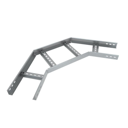 Угол для лотка горизонтальный лестн. 90град. 200х80 сталь 1.2мм INOX304 КМ LO4999