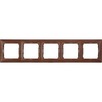 Рамка 5-м Valena горизонт. тонир. дерево Leg 770315