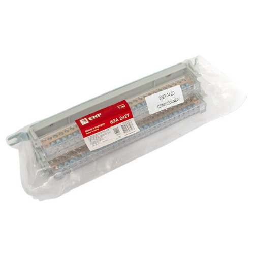 Шина в корпусе 63А 2x27 PROxima EKF bic-63-2x27