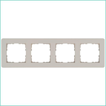 Рамка 4-м G-Flex тауп Jasmart G1104T