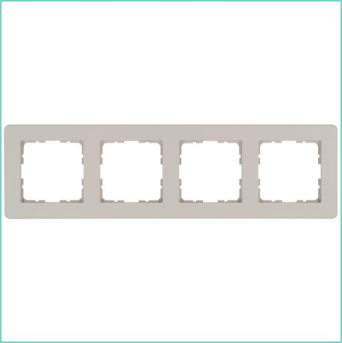 Рамка 4-м G-Flex тауп Jasmart G1104T