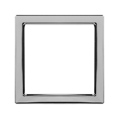 Вставка декоративная 1-м 2мод. Avanti для рамок из натуральн. материалов хром DKC 4404822D