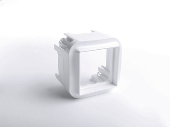 Блок установки 1-м СП для механизмов серии Mosaic 45х45 пустой бел. IEK 782225