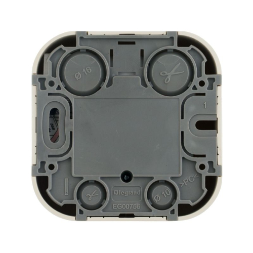 Розетка телефонная 1-м ОП Quteo RJ11 сл. кость IEK 782244