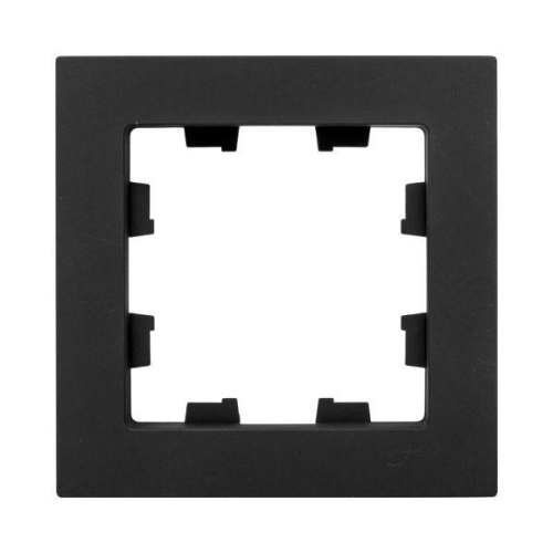 Рамка 1-м Эпика пластик черн. EKF UP1-FPB-01