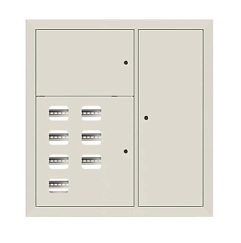 Щит этажный 7кв. RAL9002 (1000х950х160) PROxima EKF mb29-v-7-ral9002