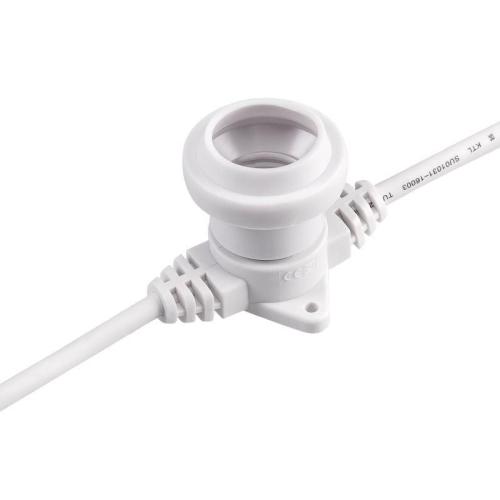 Гирлянда "Белт Лайт" 2жил. 50м шаг 20см 250 патронов E27 IP65 бел. круглый провод Neon-Night 331-244