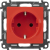 Розетка 1-м СП Valena Life 16А IP20 250В 2P+E защ. шторки безвинтов. клеммы с лицев. панелью механизм красн. Leg 753129 Розетка 1-м СП Valena Life 16А IP20 250В 2P+E защ. шторки безвинтов. клеммы с лицев. панелью механизм красн. Leg 753129