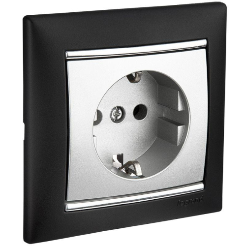 Рамка 1-м Valena горизонт. ноктюрн/сереб. Leg 770391