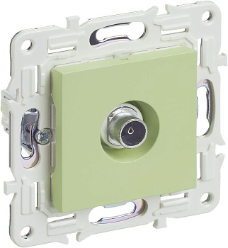 Розетка TV оконечная SKANDY SK-A12G мятный IEK SK-A10-O-K06