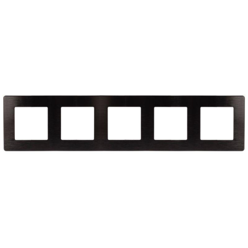 Рамка 5-м 12-5105-06 сатин черн. Эра Б0052544