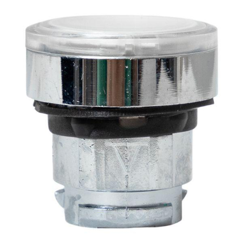 Механизм кнопки исполнительный XB4 бел. плоский возвратный без фиксации с подсветкой IP65 EKF XB4BW-W-65