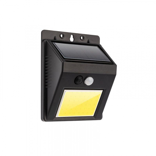 Светильник NEW AGE на солнечной батарее датчик движения; освещенности кнопка вкл/выкл герметичная фасадная LED COB Lamper 602-233