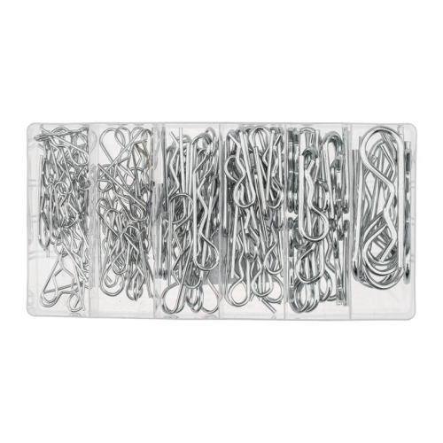 Набор игольчатых пружинных шплинтов (150шт/уп) Kranz KR-01-3101-15