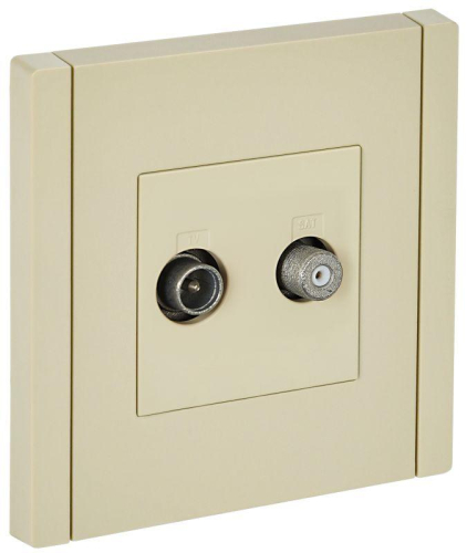 Розетка 2-м TV+SAT FORTE&PIANO FP438 ваниль IEK FP-AF20-O-K10