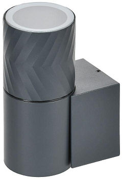 Светильник 5107 GU10 IP65 уличный настенный сер. IEK LT-UBU0-5107-GU10-1-K03