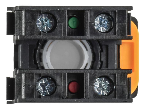 Кнопка d22мм 1НО+1НЗ MASTER бел. IEK MI-BT60-11-3-22-K01