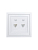 Розетка компьютерная 2-мест. ZIMA IP20 бел. LEZARD 704-0288-141