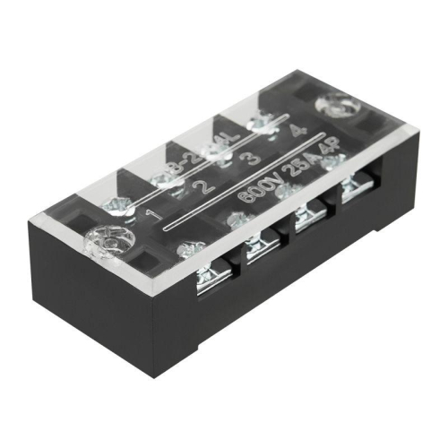 Блок зажимов клеммный БЗН ТВ-2504 2.5кв.мм 25А 4 пары Rexant 11-2151