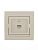 Розетка компьютерная СП Deriy RJ45 крем. LEZARD 702-0303-139