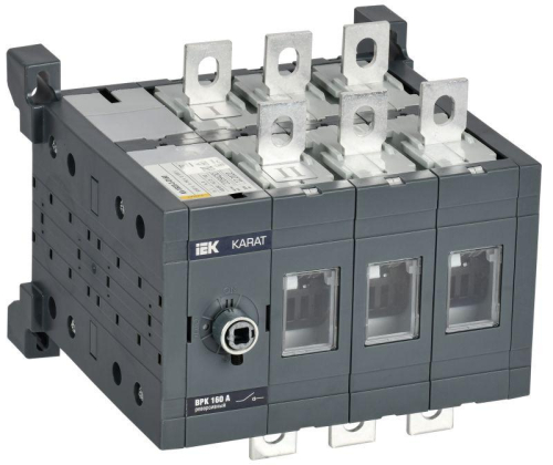 Выключатель-разъединитель ВРК 3п 160А реверс. без рукоятки KARAT IEK KA-VR20-3-0160