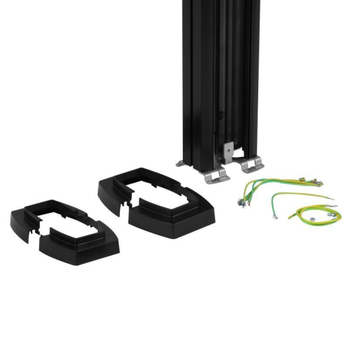 Колонна универсальная 1 секция 4.02м с возможн. увелич. выс. до 5.3м с алюм. крышкой черн. Leg 653115