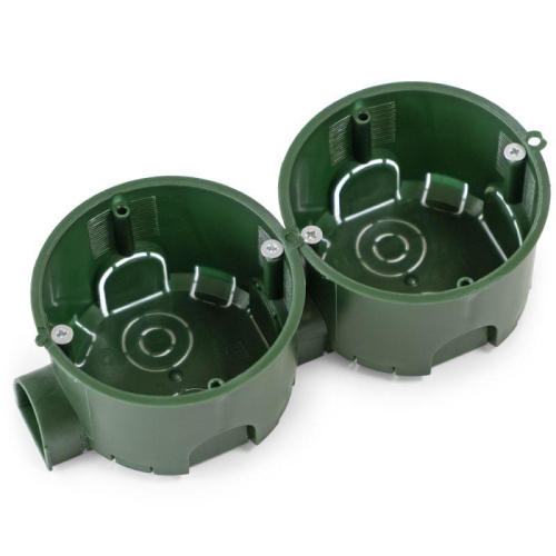 Коробка установочная безгалогенная (HF) 68х45 с саморезами Промрукав 80-0560С