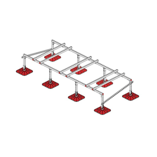 Конструкция опорная для установки оборудования TECHNORAPTOR FOOT 3000х1200 тип 1 KM-TR-F-SSEI-3000-1200-1 КМ TR0055