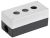 Корпус КП103-Р 3-м для кнопок бел. IEK BKP10-3-K01-R