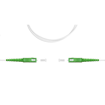 Патч-корд SC/APC-SC/APC simplex 10м 3мм LSZH G.657.A1 SUPRLAN 09-05076