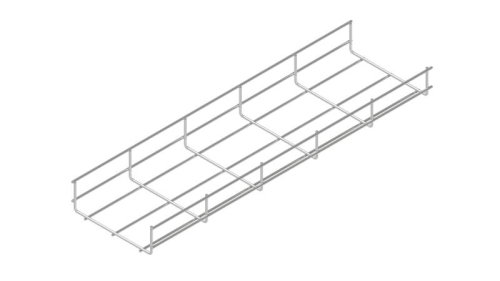 Лоток проволочный 400х50 L3000 сталь 4мм PL50-400-3000 оцинк. КМ LO26659