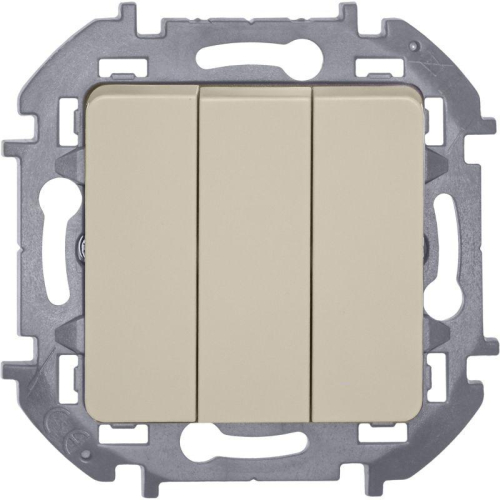 Выключатель 3-кл. Inspiria 10АХ 250В винтов. зажимы сл. кость IEK 673541