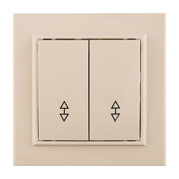 Переключатель проходной 2-кл. СП Минск 10А IP20 беж. EKF ERV10-026-20